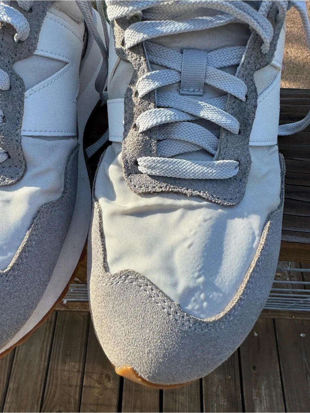 New Balance 237 Grey Retro Runner Sneakers